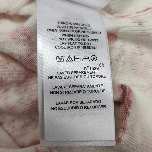 NWT Ralph Lauren Pale Cream Floral Sweater Size M - Picture 9 of 10